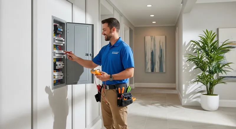 electrician-undertaking-an-electrical-inspection-on-a-residential-electrical-panel-for-electrical-code-compliance